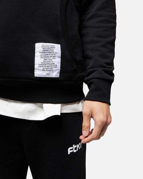 Sweat à cagoule intégrée FTKR Premium Legacy - Noir - Footkorner