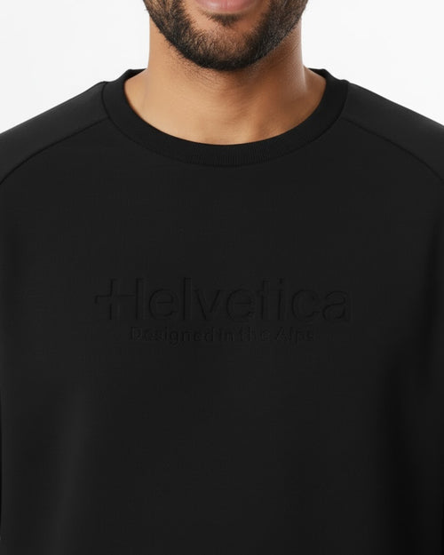 Sweat Helvetica Polar - Noir - Footkorner