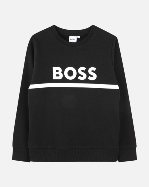 Hugo Boss Junior Sweatshirt - Black/White - Footkorner