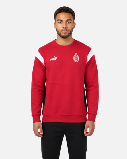 Sweat Milan AC Archive - Rouge/Blanc - Footkorner