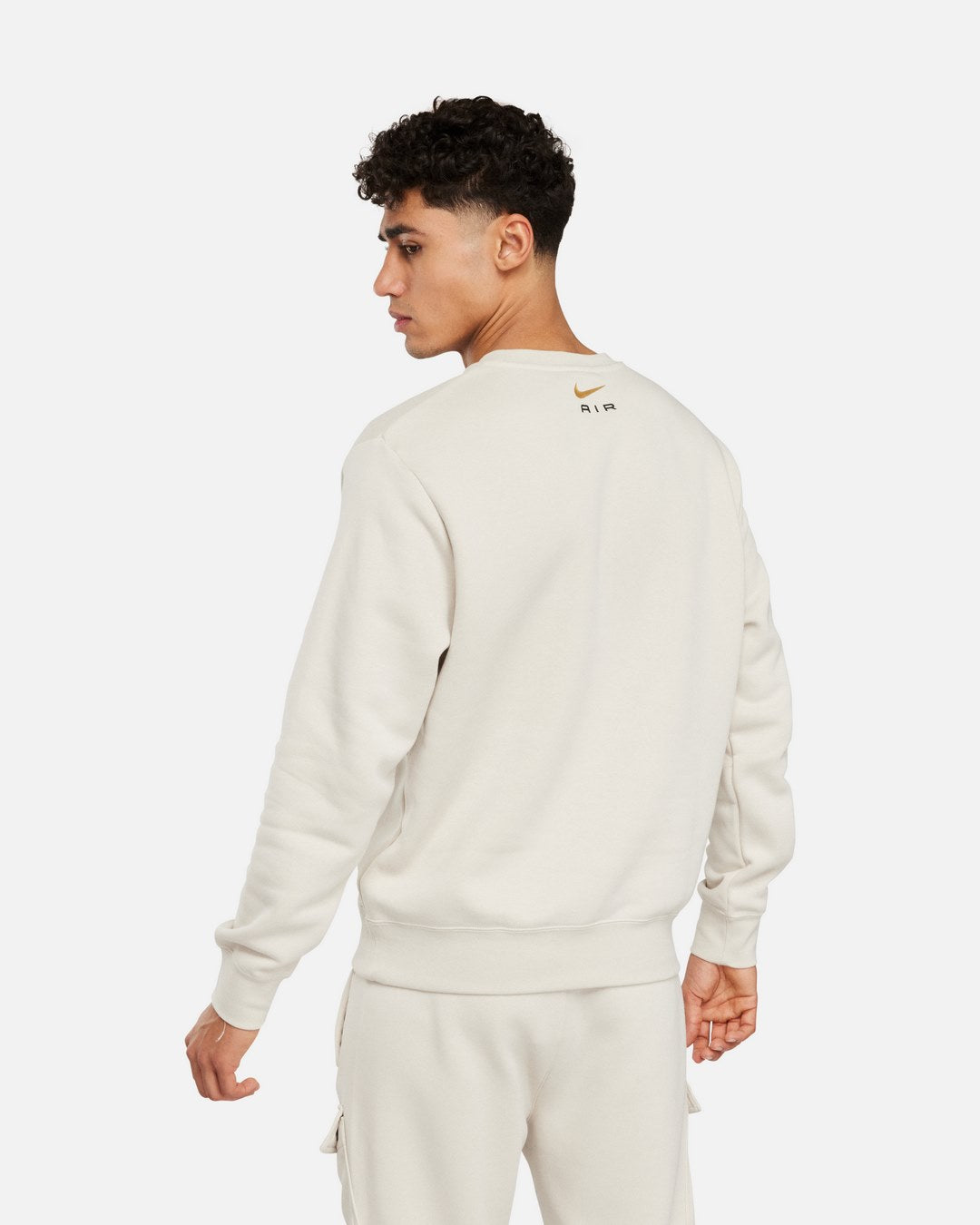 Nike Air Sweatshirt – Beige/Gold/Schwarz