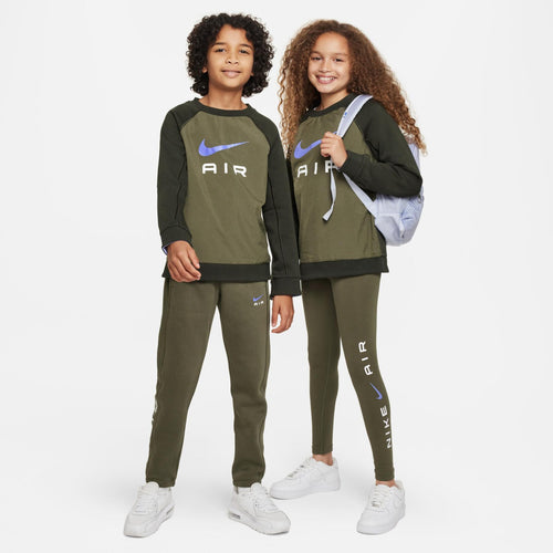 Sweat Nike Air Junior - Kaki/Blanc/Violet - Footkorner