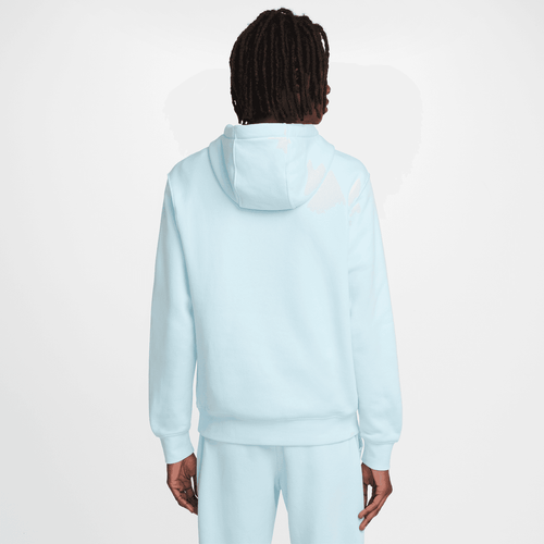Felpa con Cappuccio Nike Club Fleece - Blu - Footkorner