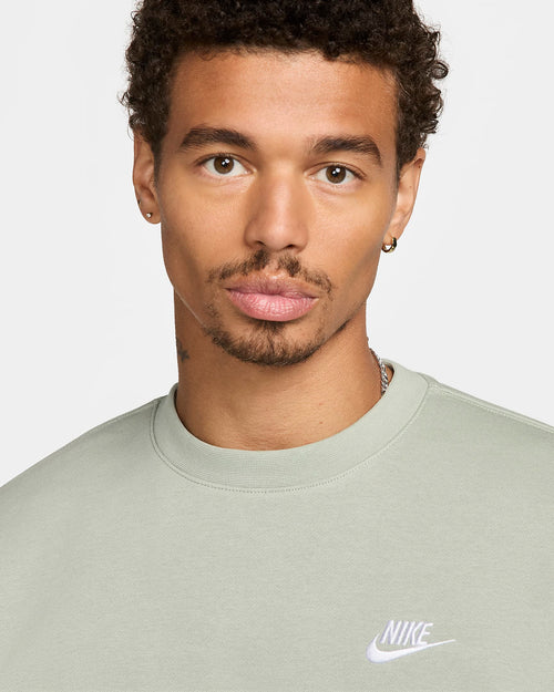 Felpa Nike Club Fleece - Verde - Footkorner