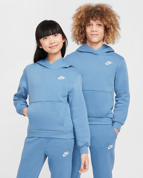 Sweat Nike Fleece Junior - Bleu - Footkorner