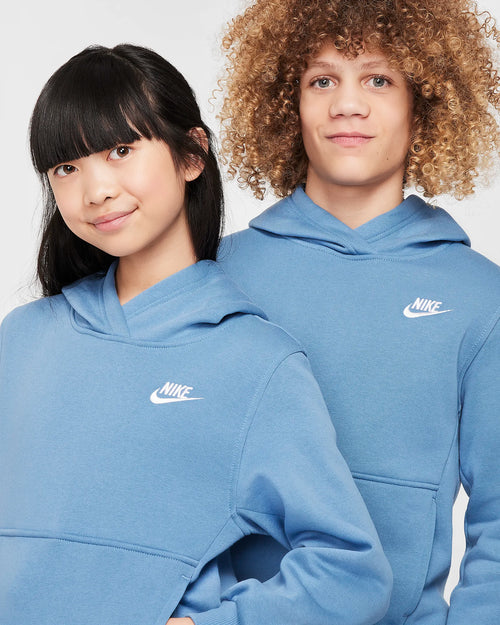 Sweat Nike Fleece Junior - Bleu - Footkorner