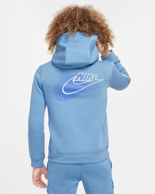 Sweat Nike Fleece Junior - Bleu - Footkorner