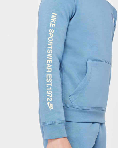 Sweat Nike Fleece Junior - Bleu - Footkorner