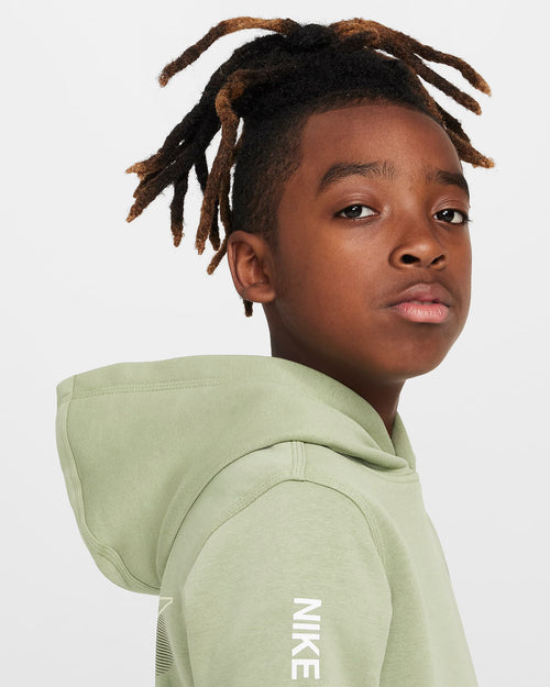 Felpa Nike Fleece Junior - Verde - Footkorner