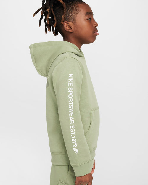 Felpa Nike Fleece Junior - Verde - Footkorner
