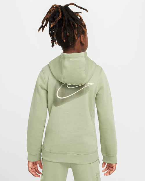 Felpa Nike Fleece Junior - Verde - Footkorner