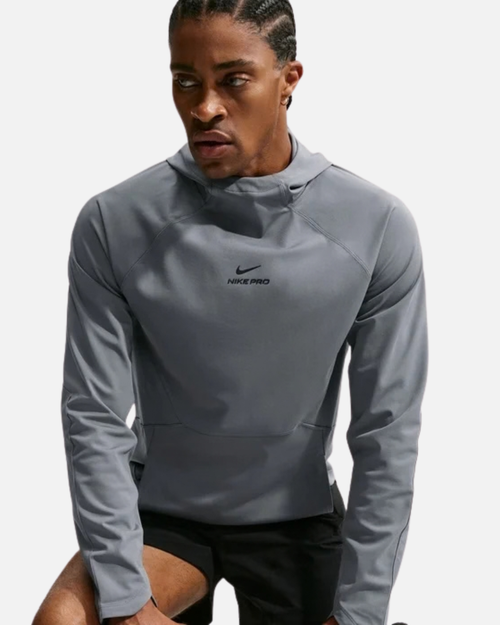 Sudadera Nike Pro de capa intermedia - Gris - Footkorner