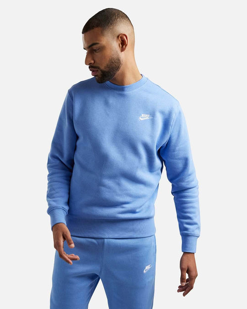 Nike Sportswear Club Fleece Sweatshirt - Blue - Footkorner