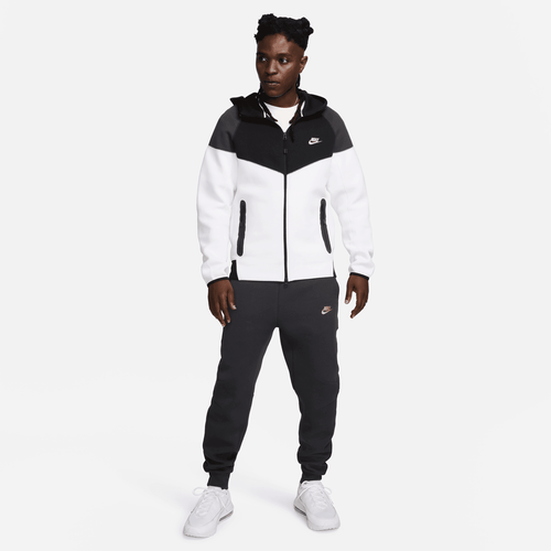 Sweat Nike Tech Fleece Windrunner - Blanc/Noir - Footkorner