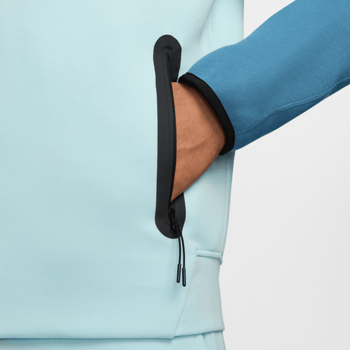 Felpa Nike Tech Fleece Windrunner - Blu - Footkorner