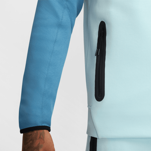 Felpa Nike Tech Fleece Windrunner - Blu - Footkorner
