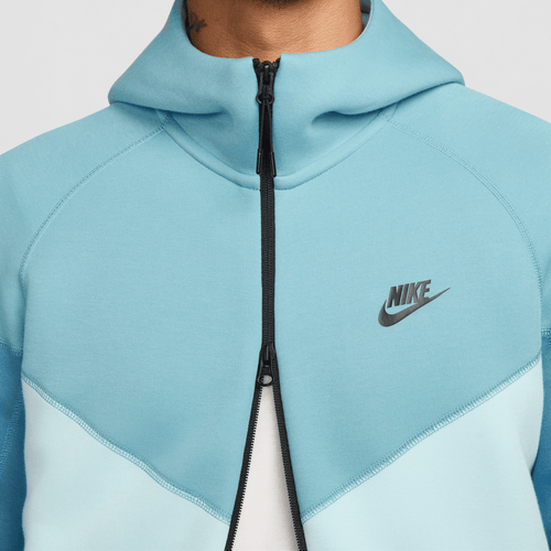 Felpa Nike Tech Fleece Windrunner - Blu - Footkorner