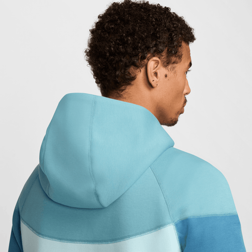 Felpa Nike Tech Fleece Windrunner - Blu - Footkorner