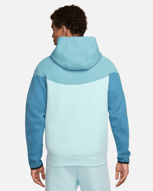 Felpa Nike Tech Fleece Windrunner - Blu - Footkorner