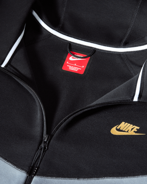 Veste Nike Tech Fleece Windrunner - Gris/Noir/Blanc - Footkorner