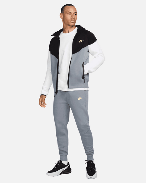 Veste Nike Tech Fleece Windrunner - Gris/Noir/Blanc - Footkorner