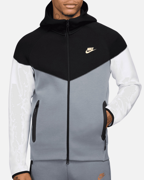 Veste Nike Tech Fleece Windrunner - Gris/Noir/Blanc - Footkorner