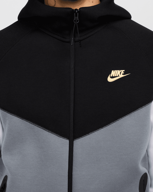 Veste Nike Tech Fleece Windrunner - Gris/Noir/Blanc - Footkorner