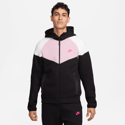 Sweat Nike Tech Fleece Windrunner - Rose/Noir/Blanc - Footkorner
