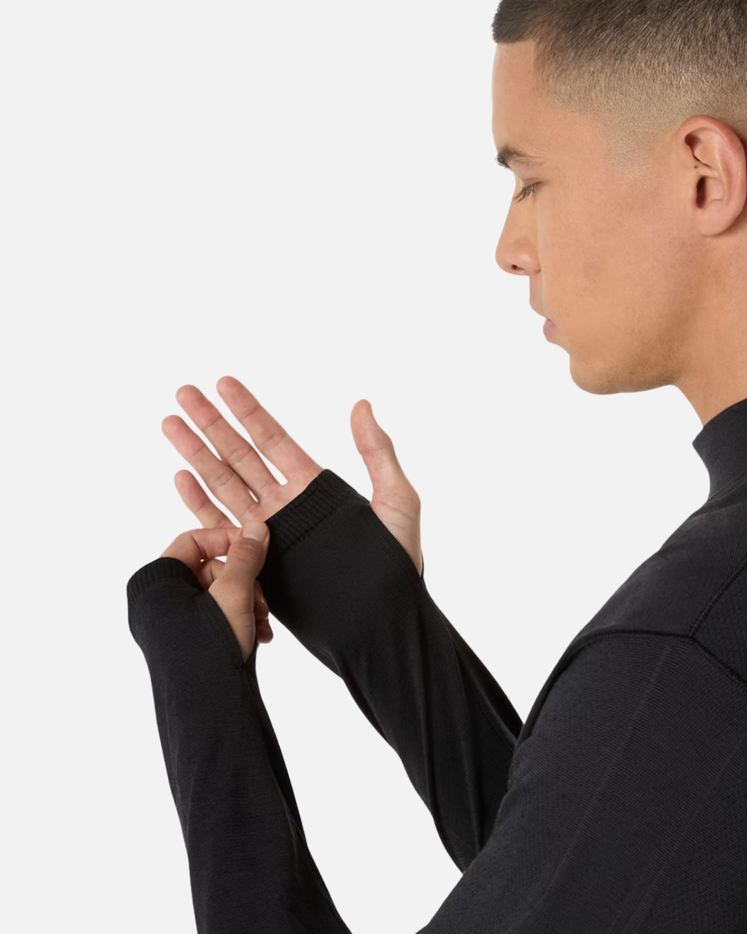 FootkornerSweat Road Winter Seamless Ls - Noir
