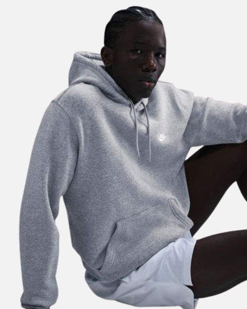 Sweatshirt à capuche Nike Club Fleece - Gris - Footkorner
