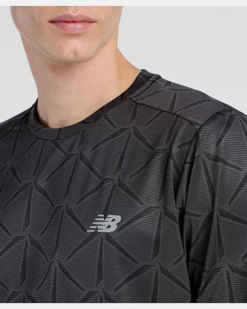 T-shir Sport Essential Printed - Noir - Footkorner