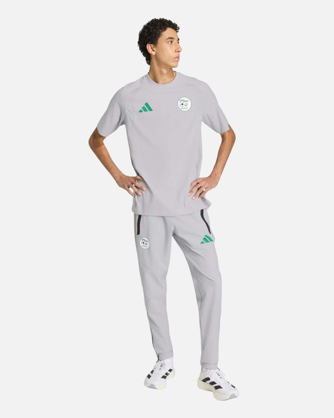 FootkornerT-shirt Algérie Tiro Tech - Gris