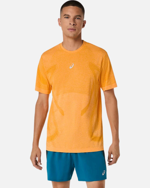 T-shirt Asics Road Seamless - Arancione - Footkorner
