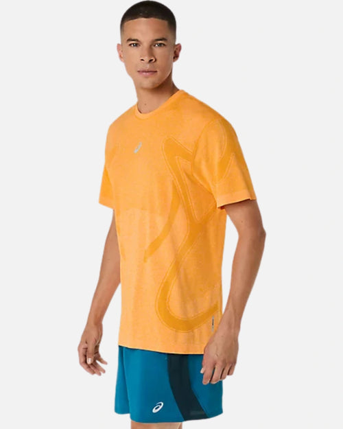T-shirt Asics Road Seamless - Arancione - Footkorner