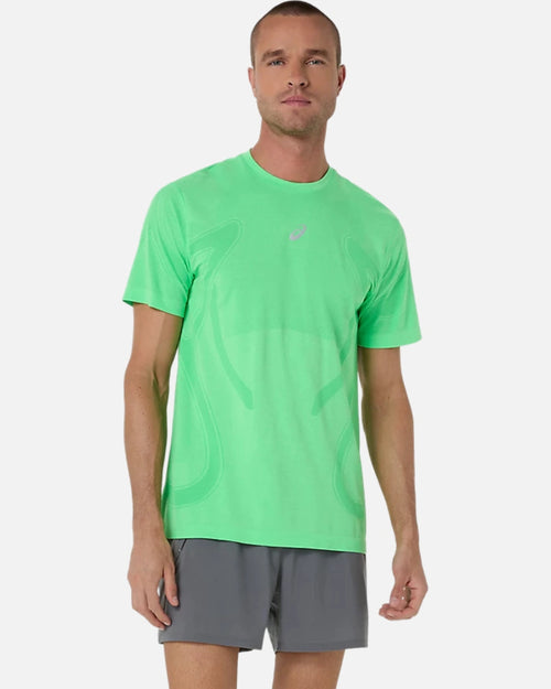 T-shirt Asics Road Seamless - Verde - Footkorner