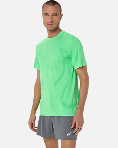 T-shirt Asics Road Seamless - Verde - Footkorner