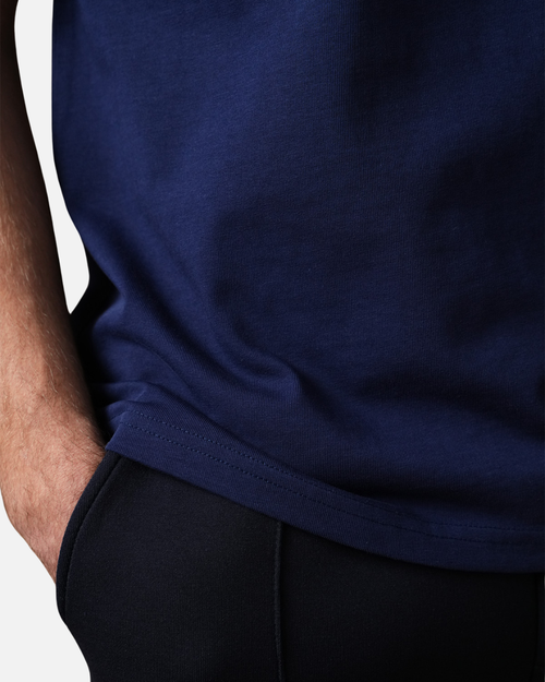 T-shirt Basic - Bleu Marine - Footkorner