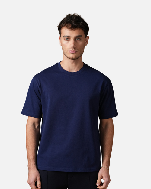 T-shirt Basic - Bleu Marine - Footkorner