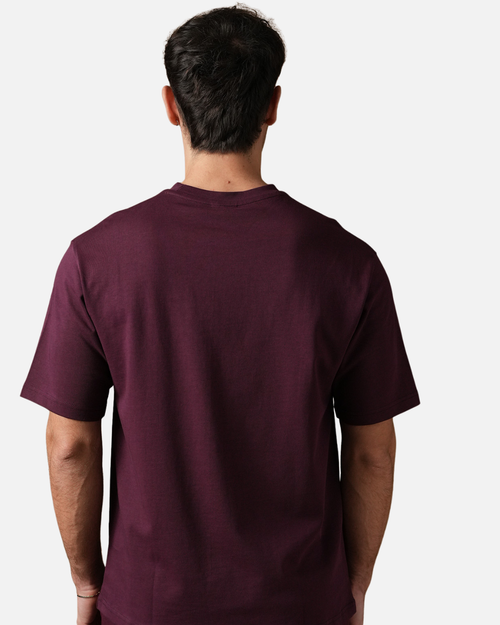 T-Shirt Grundmodell - Bordeaux - Footkorner