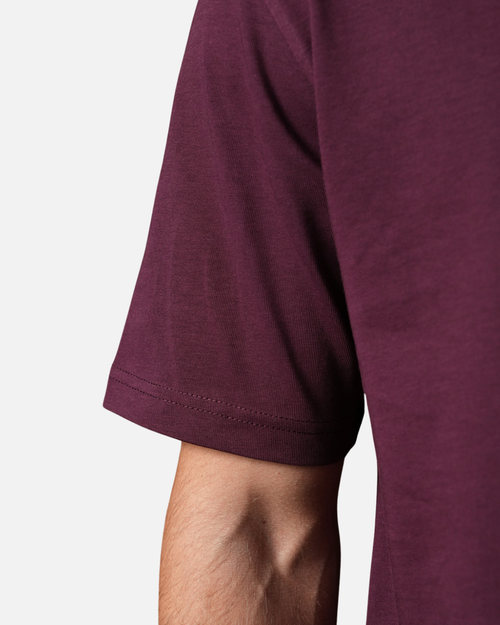 T-Shirt Grundmodell - Bordeaux - Footkorner