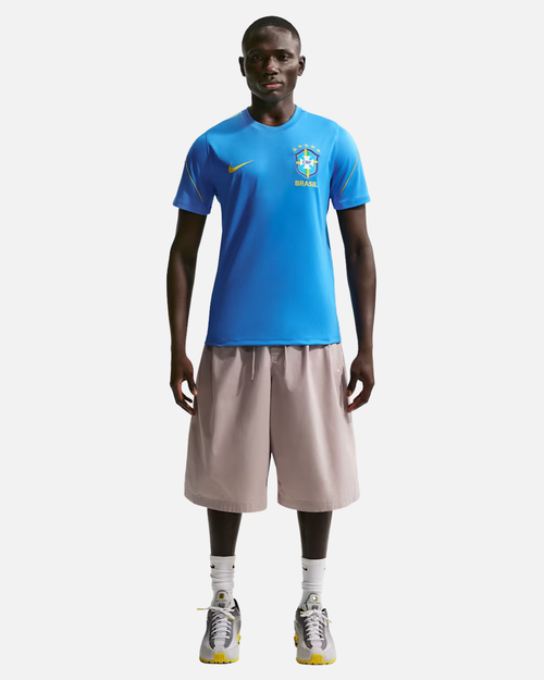 Haut d'entrainement Brésil Coupe du Monde 2026 - Bleu/Jaune - Footkorner