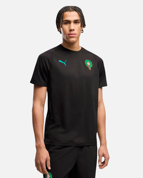 Trainings-T-Shirt Marokko 2026/2027 – Schwarz - Footkorner