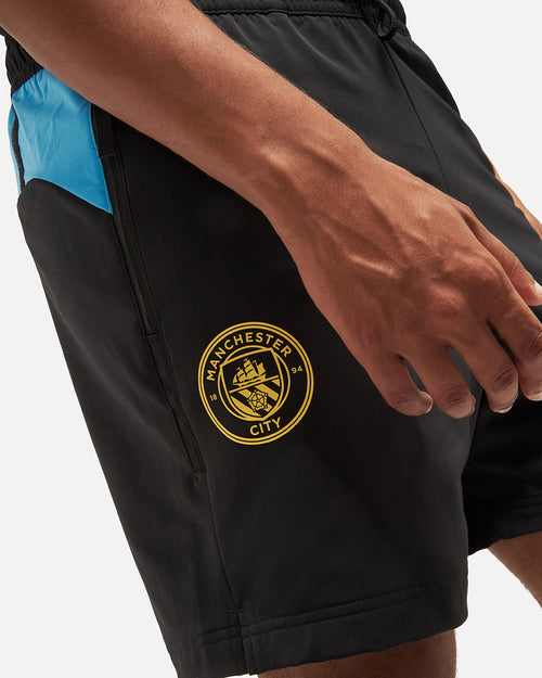 Short d'entrainement Manchester City 2024/2025 - Noir - Footkorner
