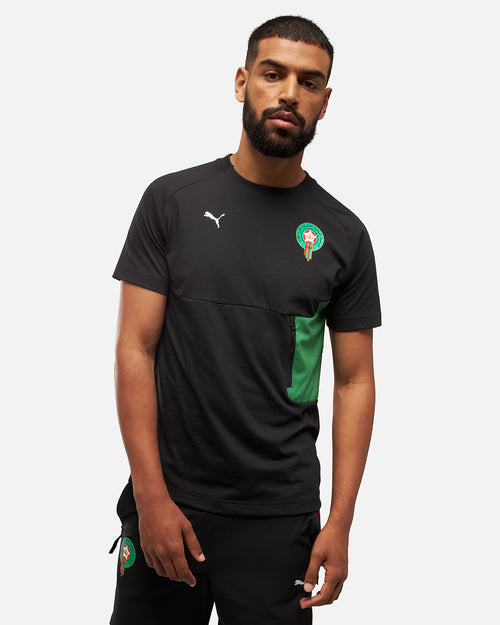 T-Shirt d'entrainement Maroc 2024 - Noir - Footkorner