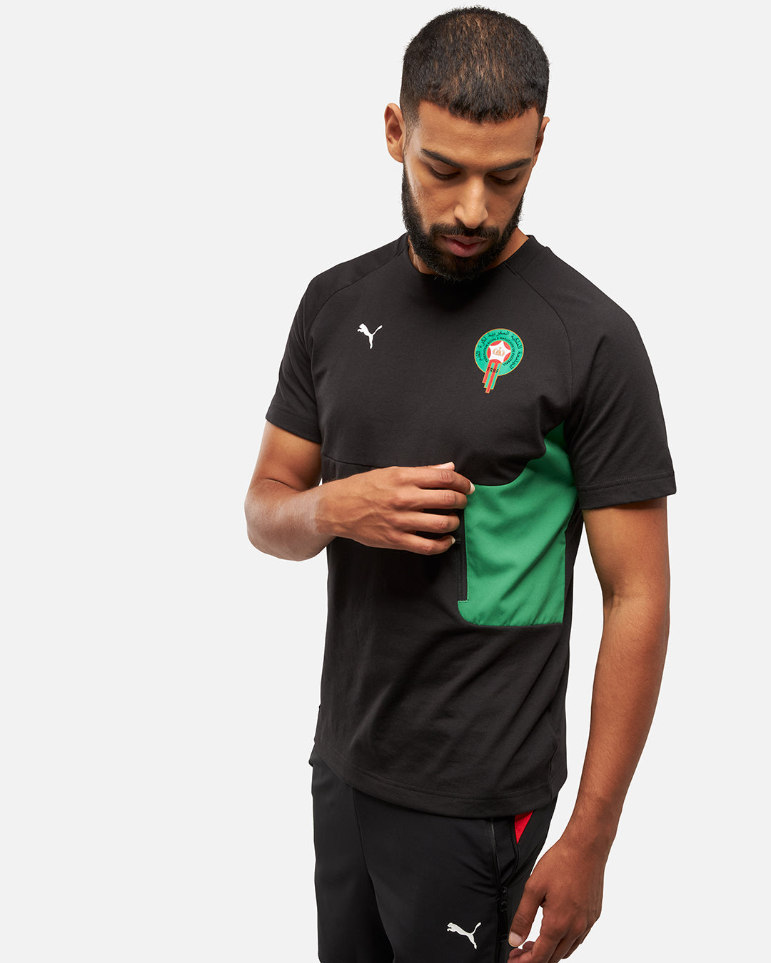 FootkornerT-Shirt d'entrainement Maroc 2024 - Noir
