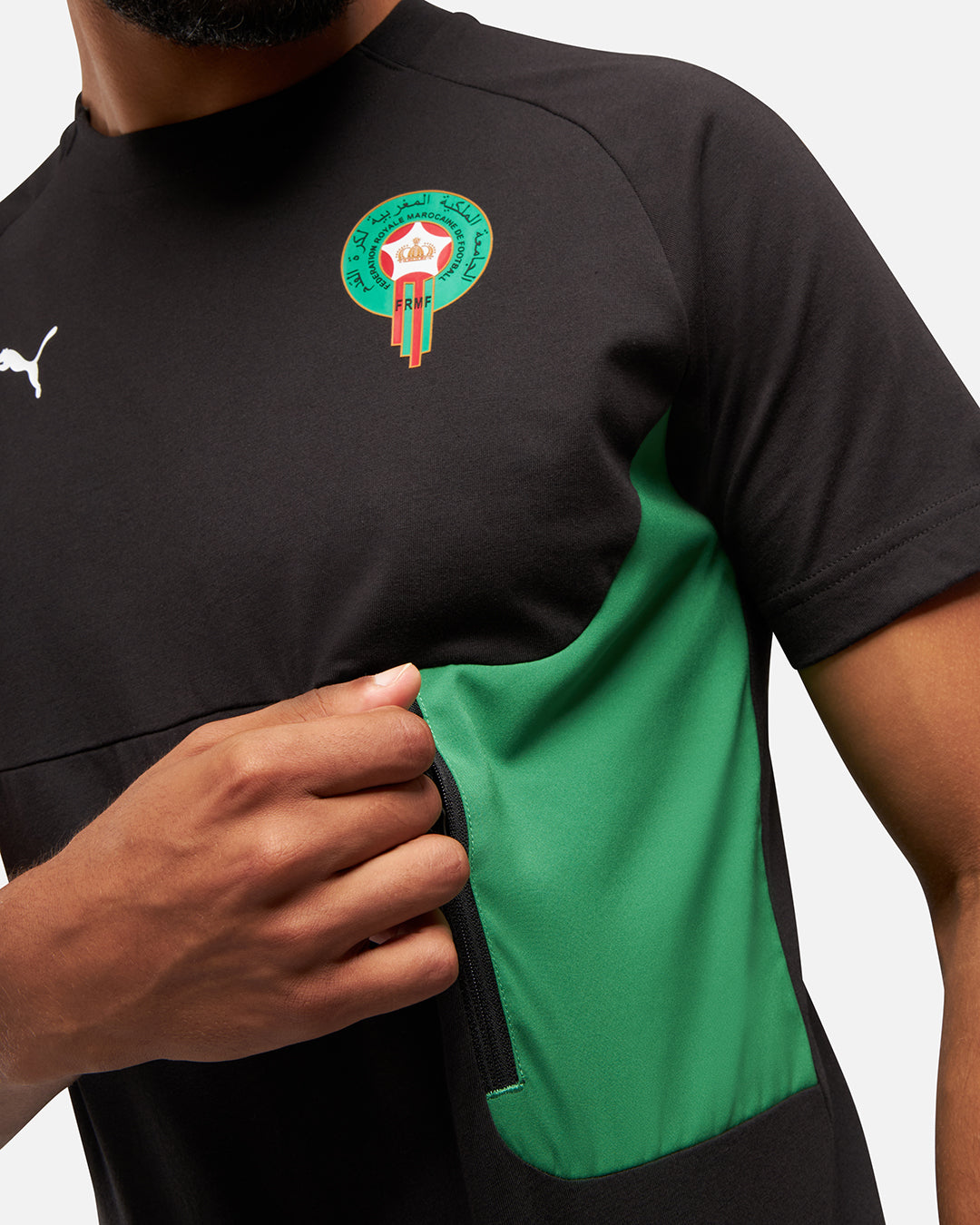 FootkornerT-Shirt d'entrainement Maroc 2024 - Noir