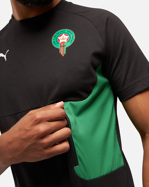 T-Shirt d'entrainement Maroc 2024 - Noir - Footkorner