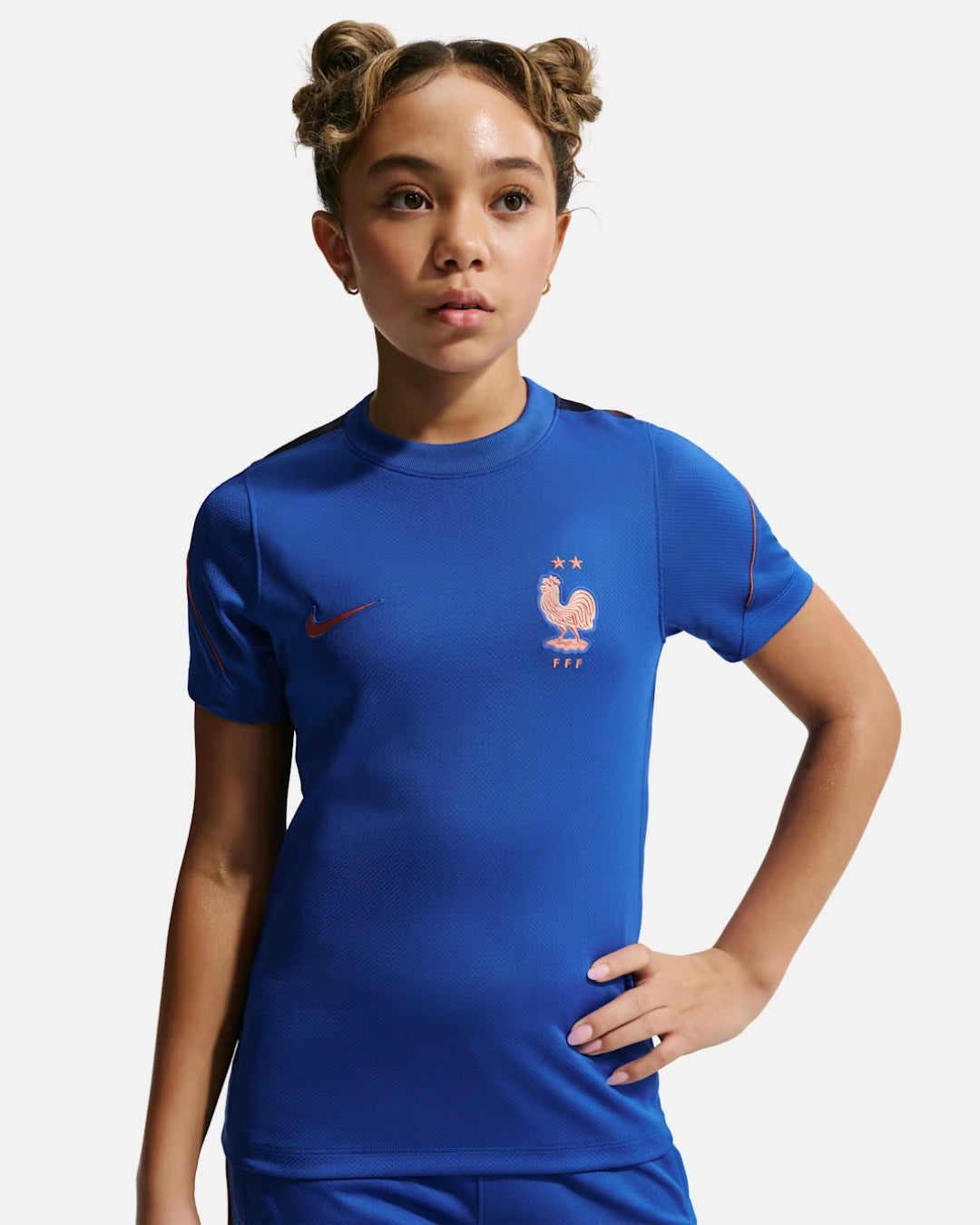 FootkornerT-Shirt d'entrainement Nike FFF Strike Junior - Bleu