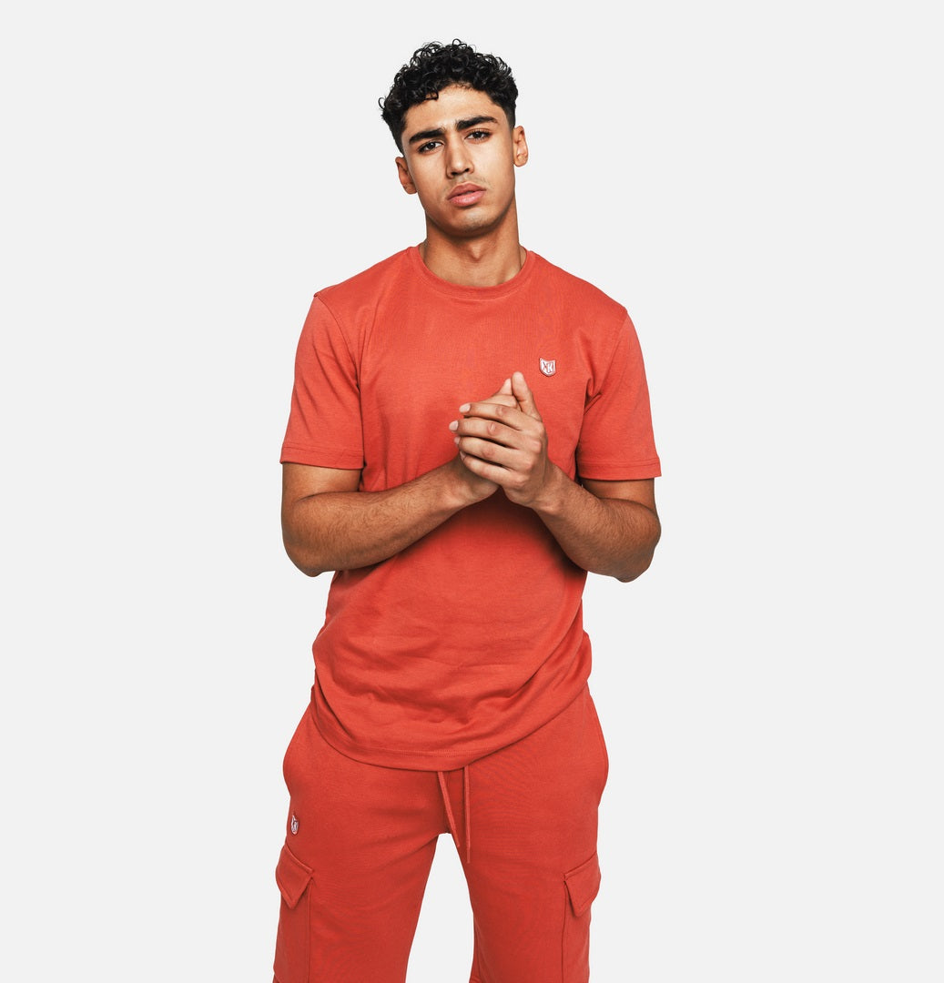 FK Basic T-Shirt - Coral Red