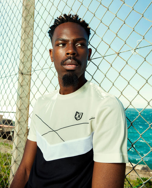 T-shirt FK Game - Beige/Nero/Bianco - Footkorner